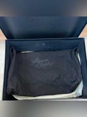 Alejandro Ingelmo metallic iridescent leather high-tops athletic sneakers; 10